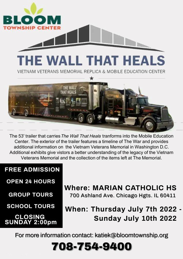 The Wall That Heals Flyer