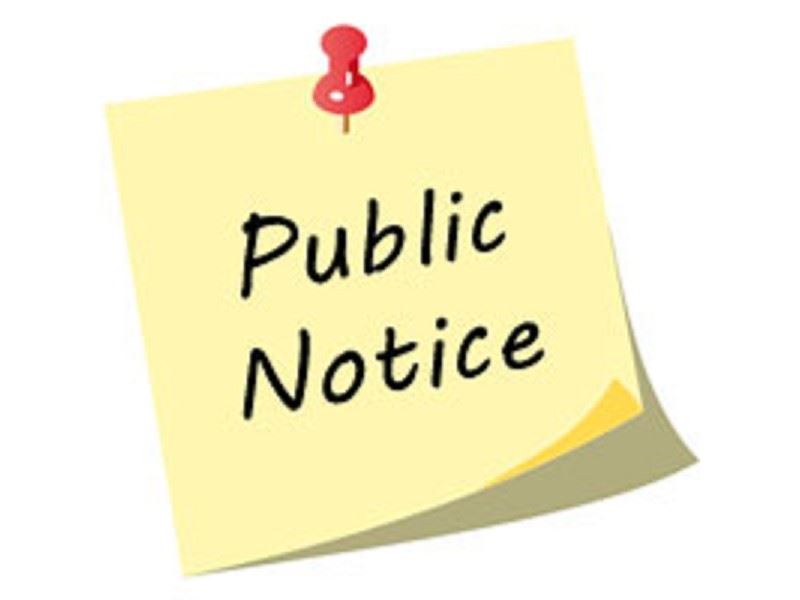 PUBLIC NOTICE