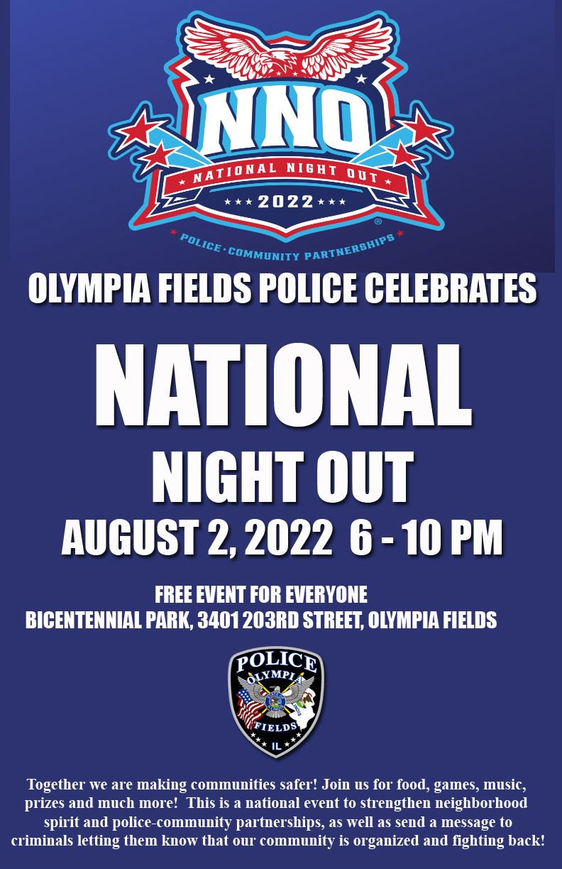 National Night Out Event Flyer August 2