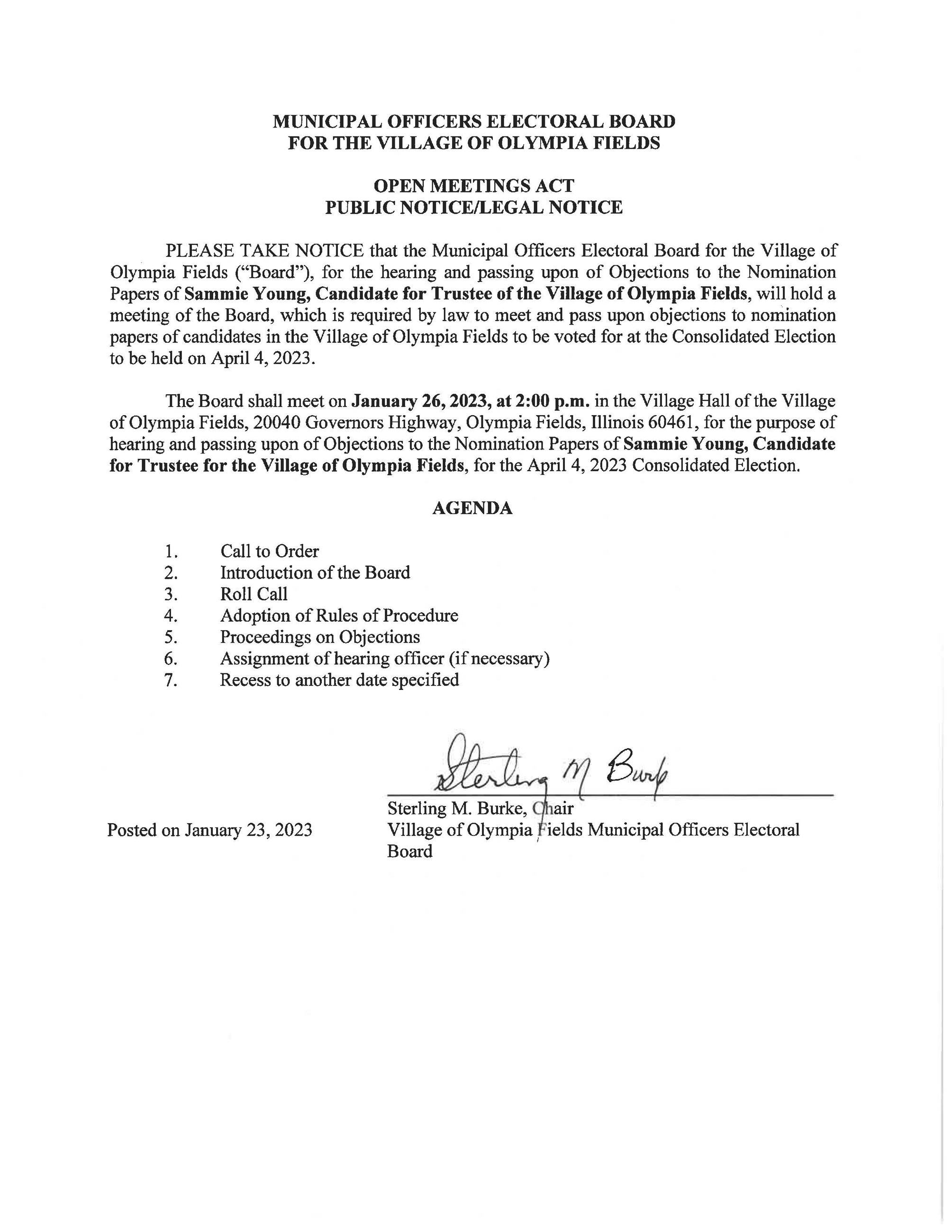 Hearing Notice Young 012623